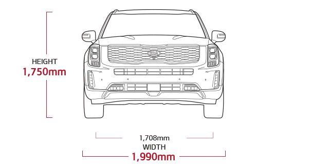 Kia Telluride Dimensions