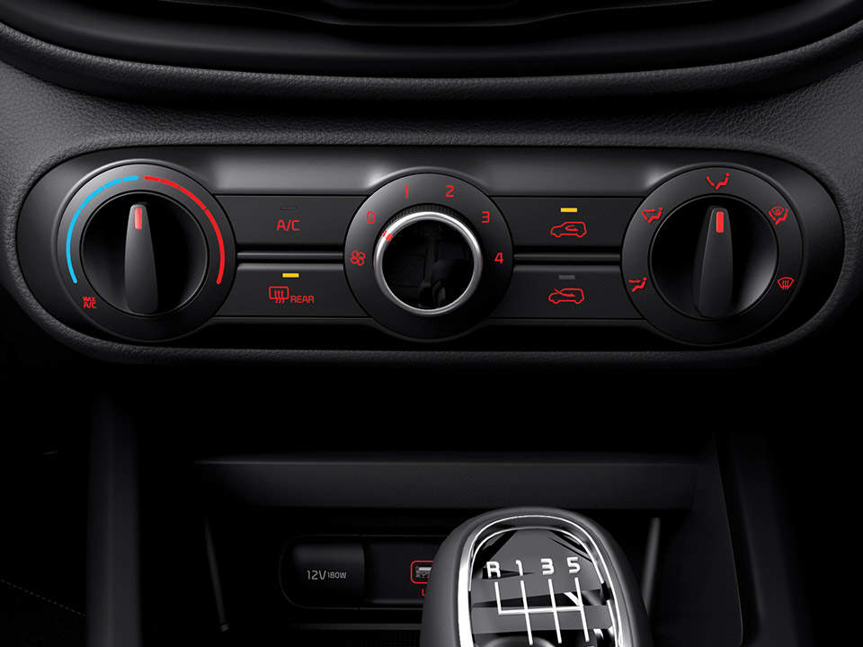 Manual temperature control