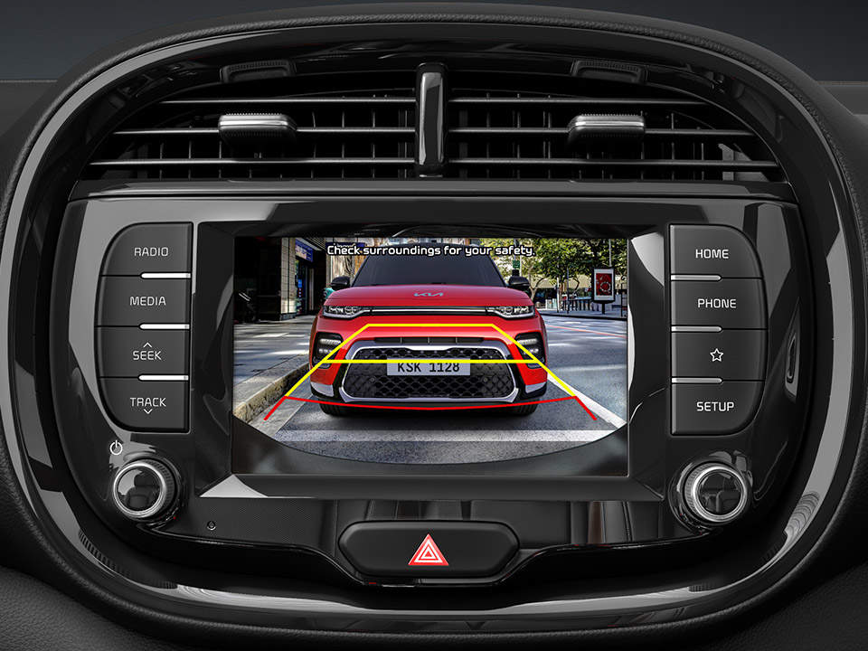 Rear View Monitor (RVM) : Rear top view